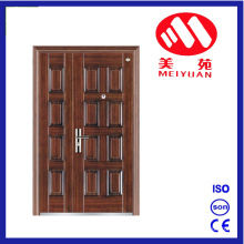 Best Price and Good Quality 8 Panels Steel Exterior Door Son-Mother Doors